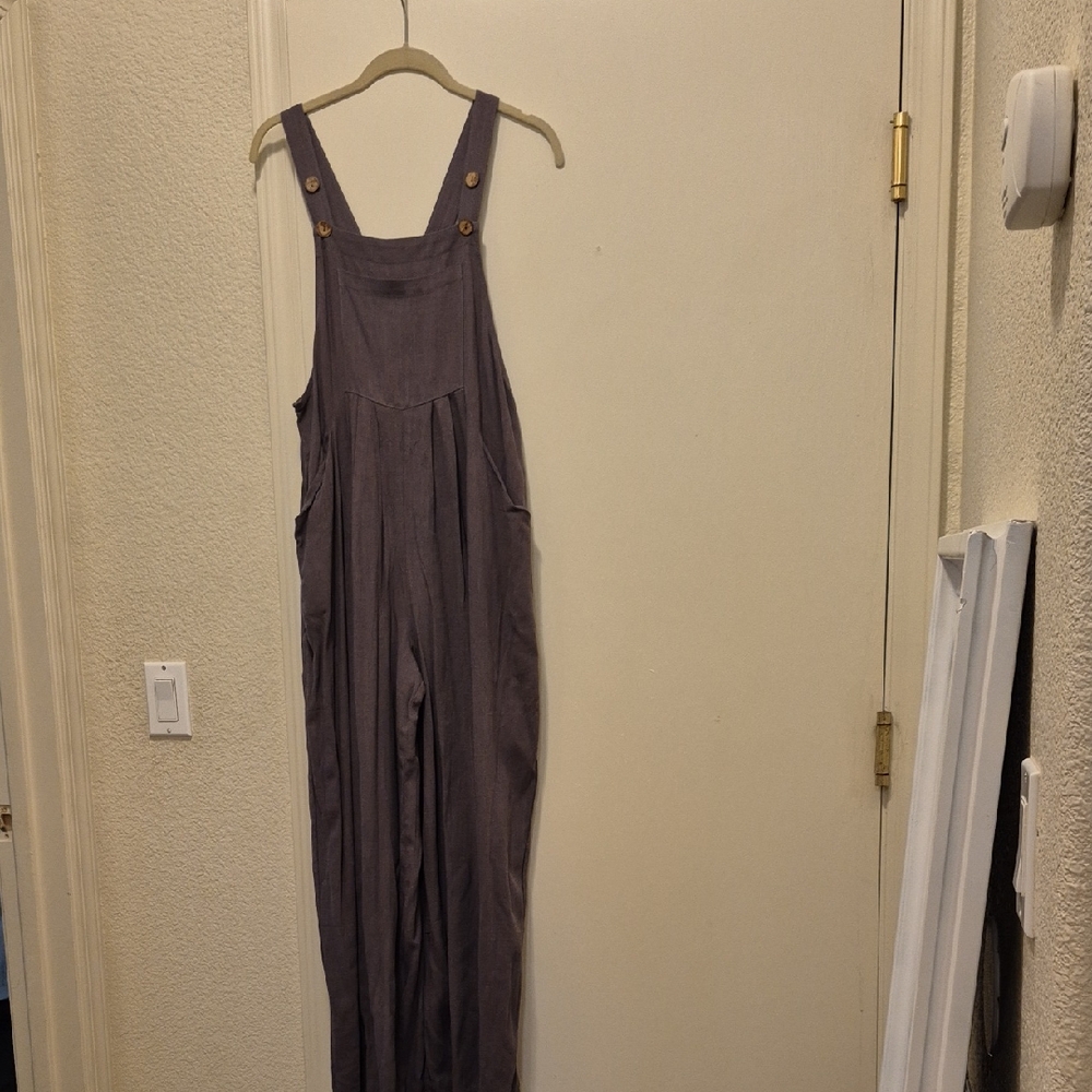Overalls with Button Detail NWT